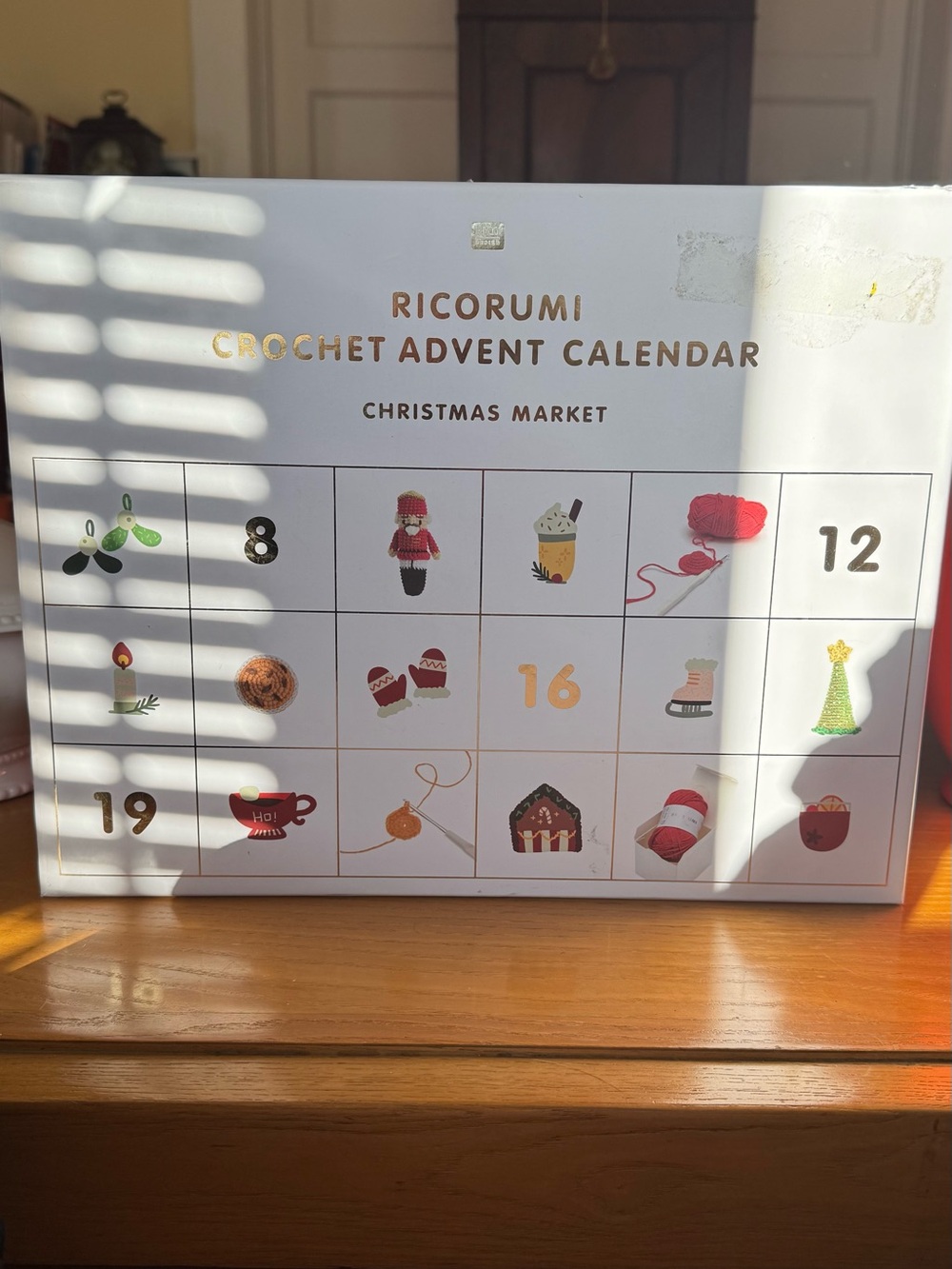 Ricorumi Crochet Advent Calendar Kit. 12 projects- 24 boxes. NIB